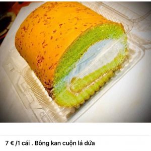 Bông Lan Cuộn Lá Dứa